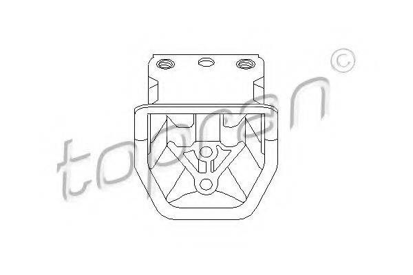 TOPRAN 201384 Підвіска, двигун