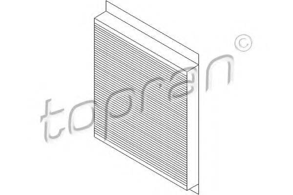 TOPRAN 205799 Фільтр, повітря у внутрішньому просторі