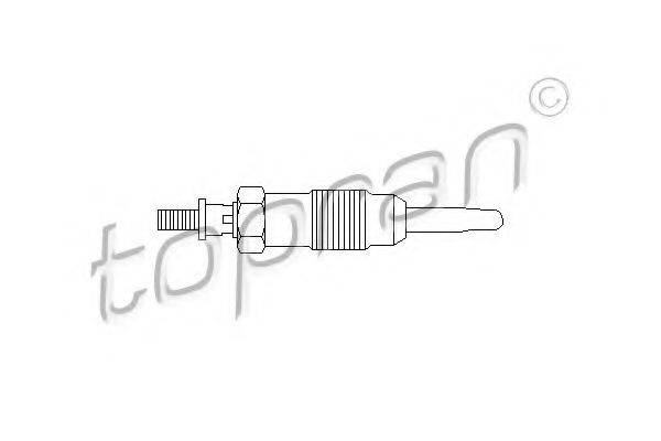 TOPRAN 300848 Свічка розжарювання