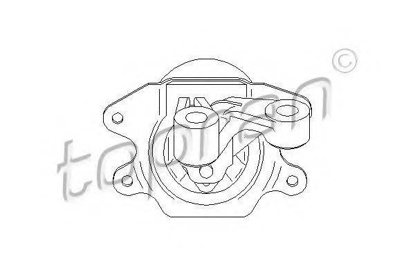 TOPRAN 207559 Підвіска, двигун