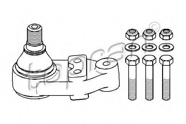 TOPRAN 301349 несучий / напрямний шарнір