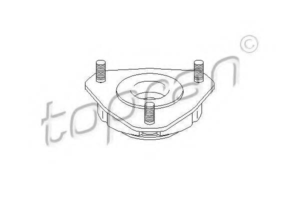 TOPRAN 301822 Опора стійки амортизатора
