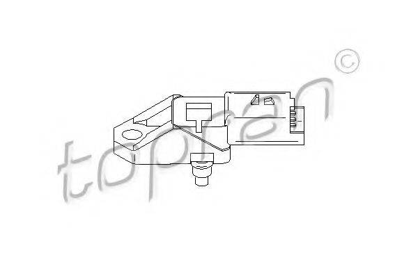 TOPRAN 302641 Датчик, тиск у впускному газопроводі
