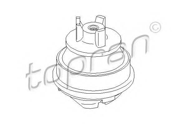 TOPRAN 401258 Підвіска, двигун