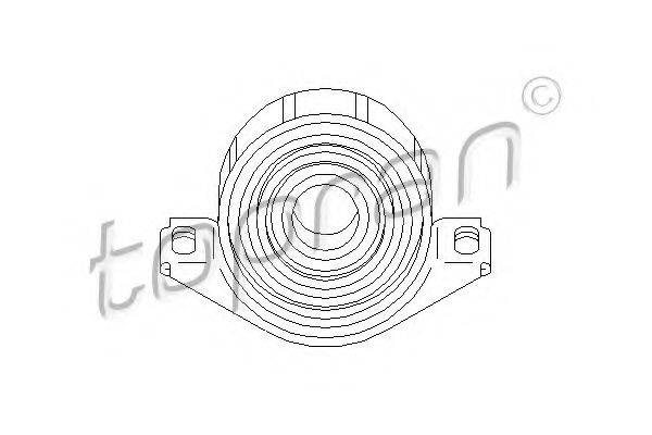 TOPRAN 400083 Підвіска, карданний вал