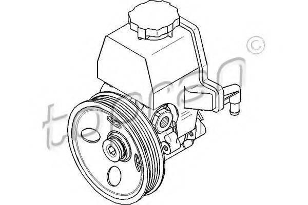 TOPRAN 401309 Гідравлічний насос, кермо