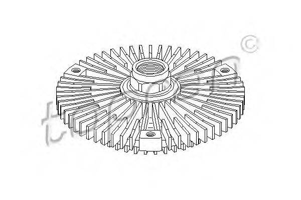 TOPRAN 500403 Зчеплення, вентилятор радіатора