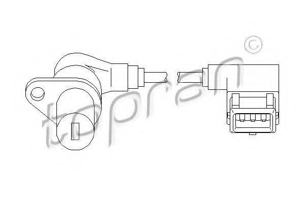 TOPRAN 501295 Датчик частоти обертання, керування двигуном