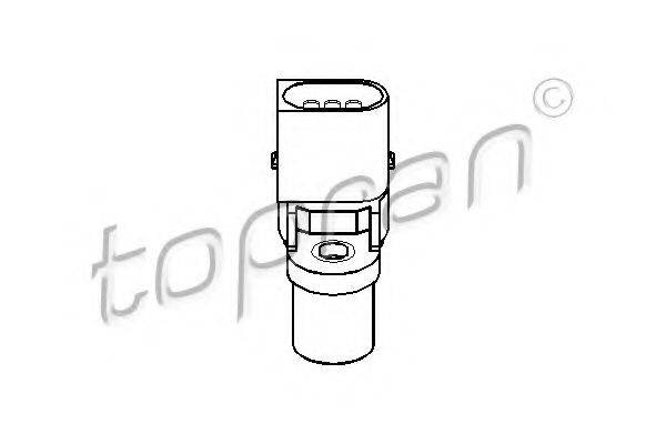 TOPRAN 500987 Датчик частоти обертання, керування двигуном