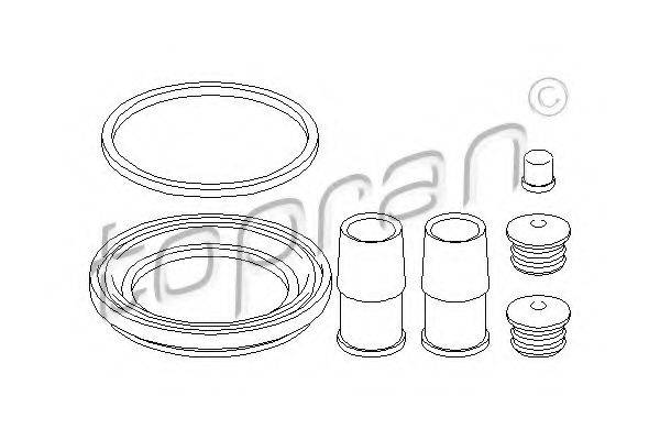 TOPRAN 500952 Ремкомплект, гальмівний супорт