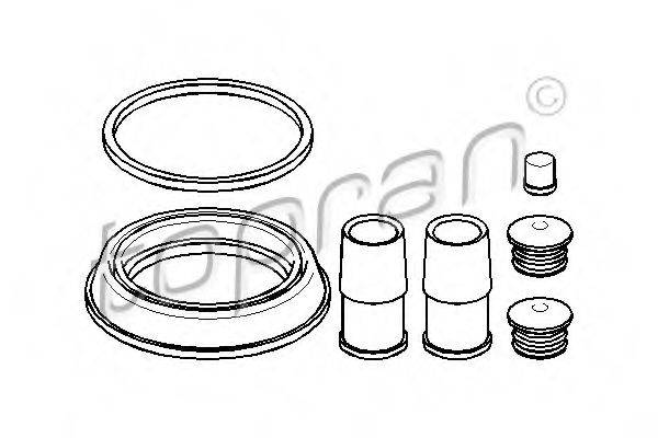 TOPRAN 500953 Ремкомплект, гальмівний супорт