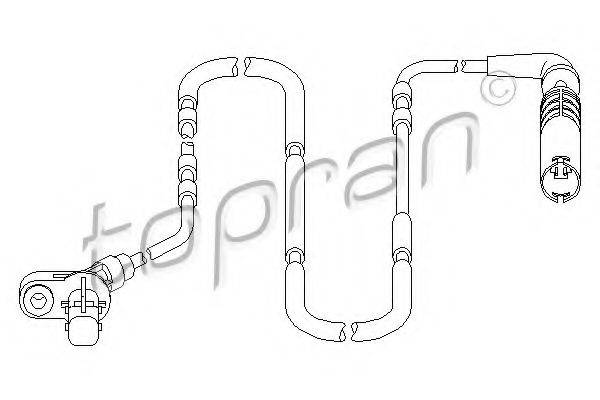 TOPRAN 501237 Датчик, частота обертання колеса