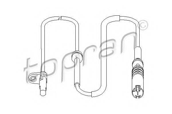 TOPRAN 501463 Датчик, частота обертання колеса