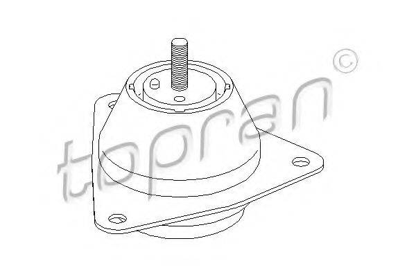 TOPRAN 700324 Підвіска, двигун