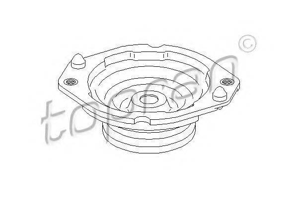 TOPRAN 700362 Опора стійки амортизатора