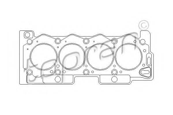 TOPRAN 722338 Прокладка, головка циліндра