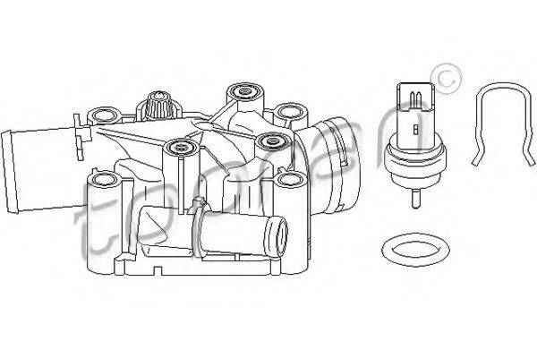 TOPRAN 722327 Корпус термостату