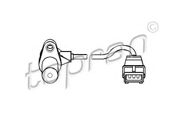 TOPRAN 721690 Датчик частоти обертання, керування двигуном