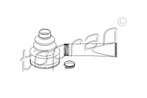 TOPRAN 721155 Комплект пильника, приводний вал