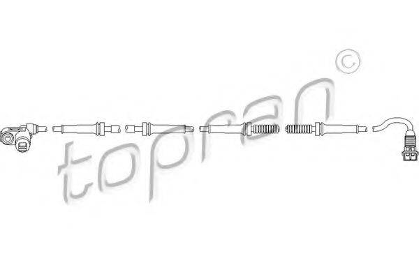 TOPRAN 721616 Датчик, частота обертання колеса