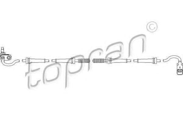 TOPRAN 722099 Датчик, частота обертання колеса