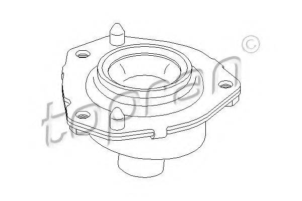 TOPRAN 721202 Опора стійки амортизатора