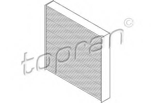 TOPRAN 720325 Фільтр, повітря у внутрішньому просторі