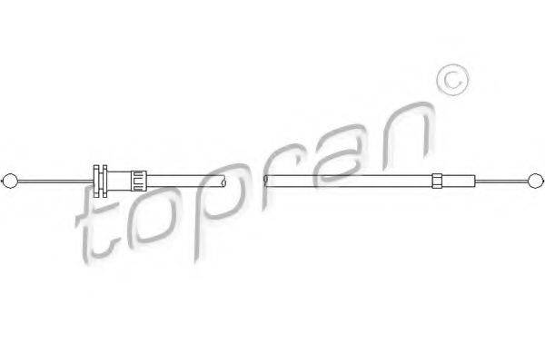 TOPRAN 112159 Тросик замку капота