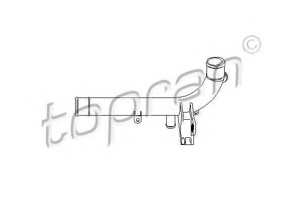 TOPRAN 207629 Трубка охолоджувальної рідини