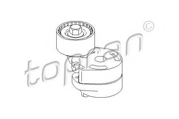 TOPRAN 304111 Натягувач ременя, клинового зубча