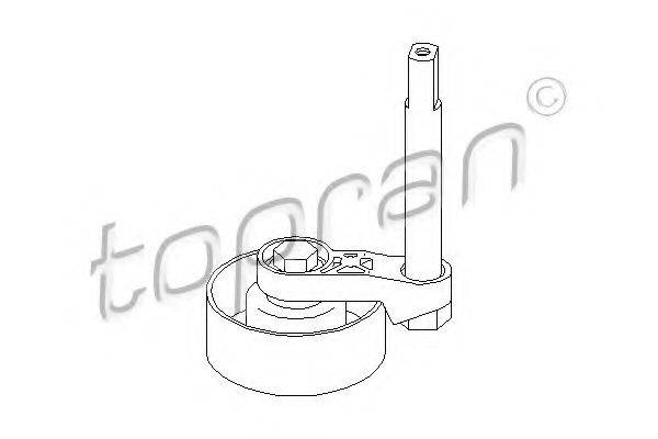 TOPRAN 501687 Натяжний ролик, полікліновий ремінь