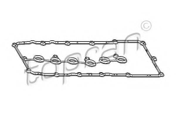 TOPRAN 113124 Прокладка, кришка головки циліндра