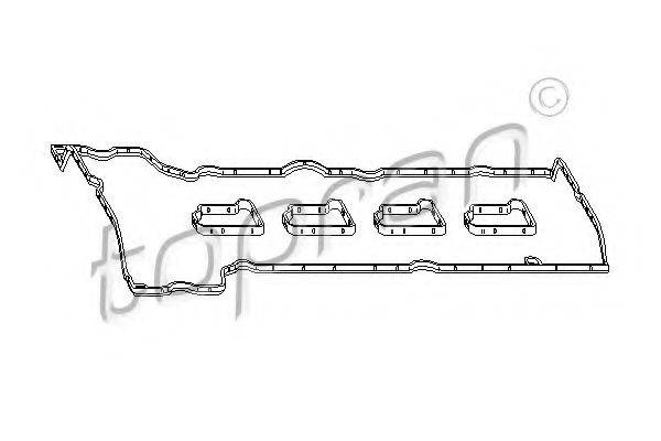 TOPRAN 407914 Комплект прокладок, кришка головки циліндра