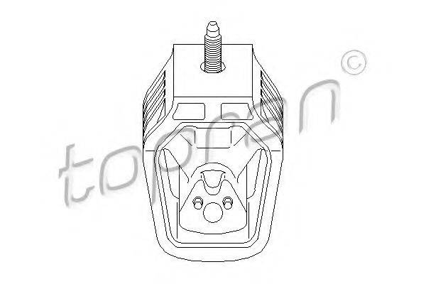 TOPRAN 407834 Підвіска, двигун