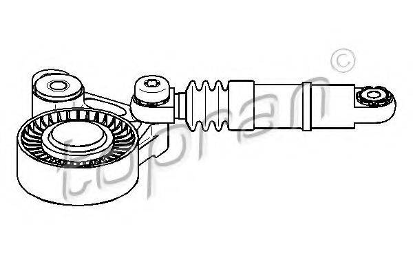TOPRAN 112964 Натягувач ременя, клинового зубча