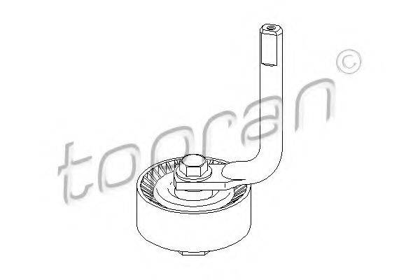 TOPRAN 501501 Натяжний ролик, полікліновий ремінь