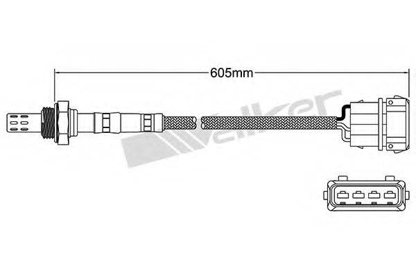 WALKER PRODUCTS 25023013 Лямбда-зонд