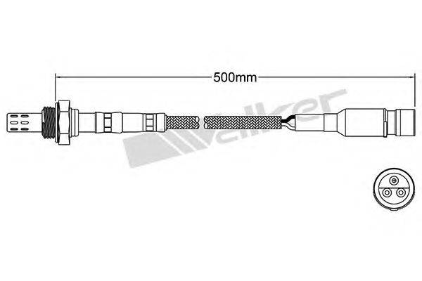 WALKER PRODUCTS 25023016 Лямбда-зонд