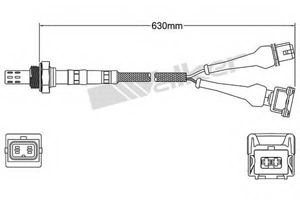 WALKER PRODUCTS 25024587 Лямбда-зонд