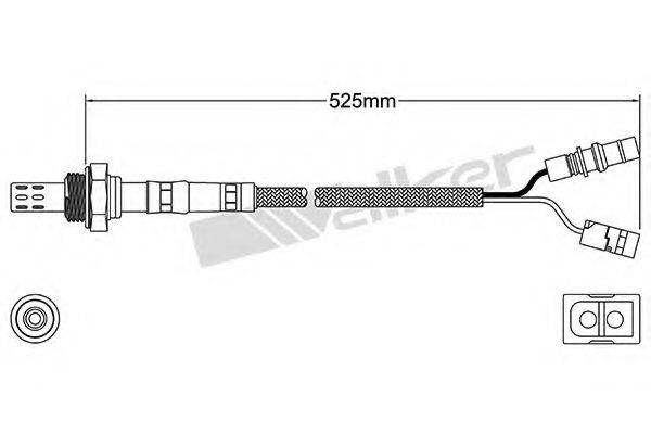 WALKER PRODUCTS 25023066 Лямбда-зонд