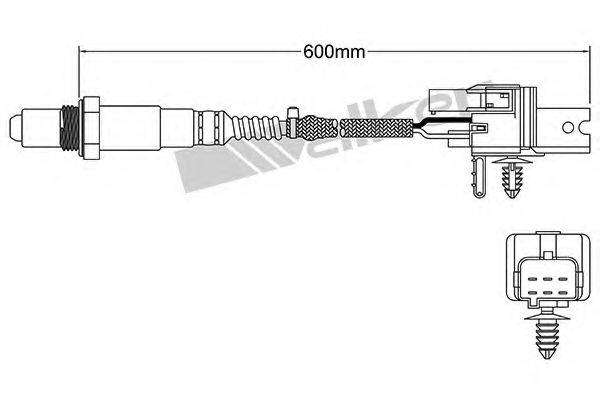 WALKER PRODUCTS 25025005 Лямбда-зонд