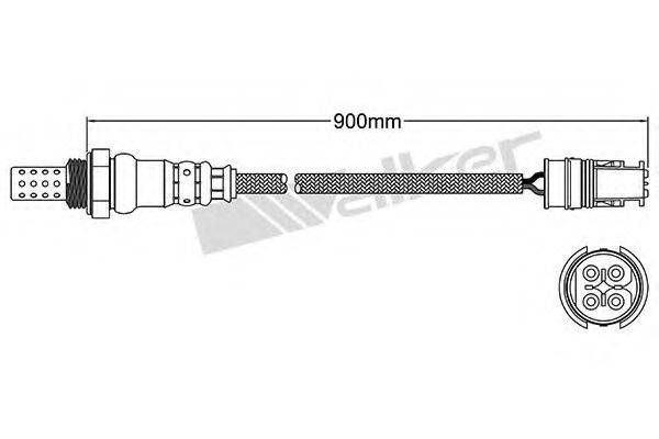 WALKER PRODUCTS 25024468 Лямбда-зонд