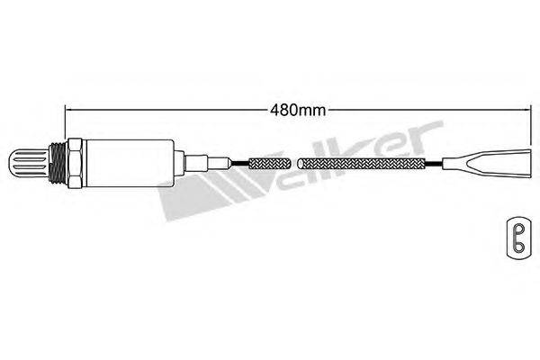 WALKER PRODUCTS 25021024 Лямбда-зонд