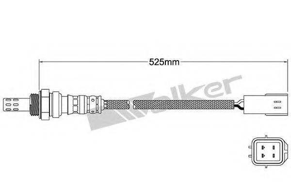 WALKER PRODUCTS 25024750 Лямбда-зонд