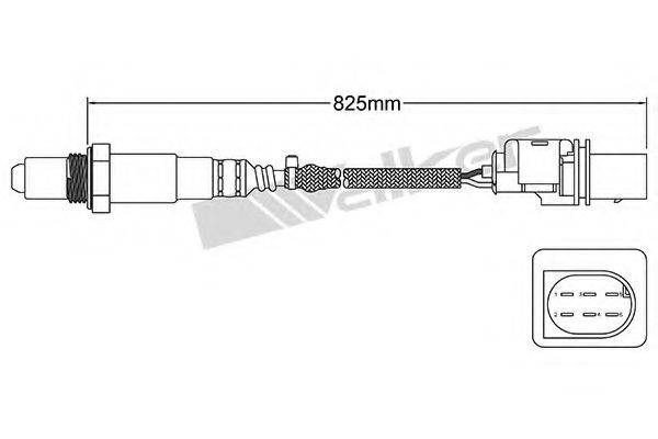 WALKER PRODUCTS 25025045 Лямбда-зонд