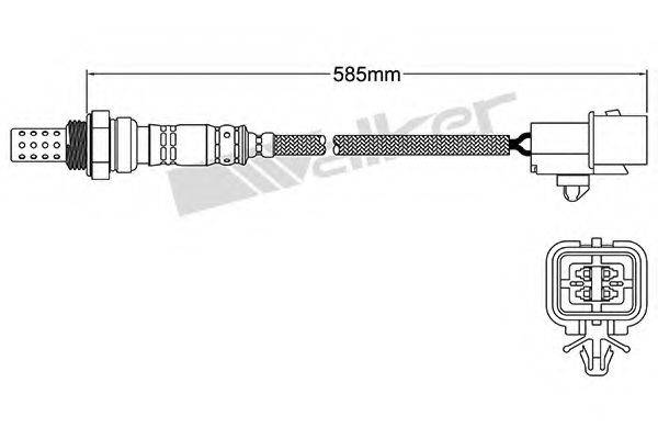 WALKER PRODUCTS 25024239 Лямбда-зонд