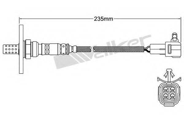 WALKER PRODUCTS 25024150 Лямбда-зонд