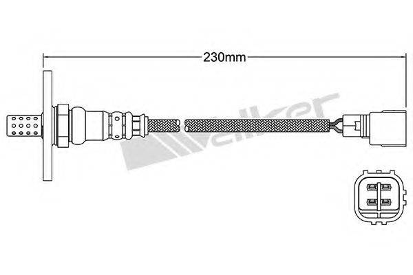 WALKER PRODUCTS 25024361 Лямбда-зонд