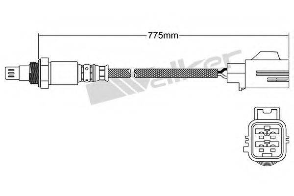 WALKER PRODUCTS 25054077 Лямбда-зонд