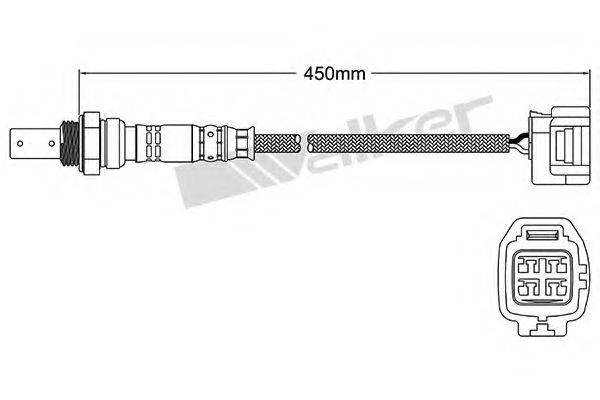 WALKER PRODUCTS 25054018 Лямбда-зонд